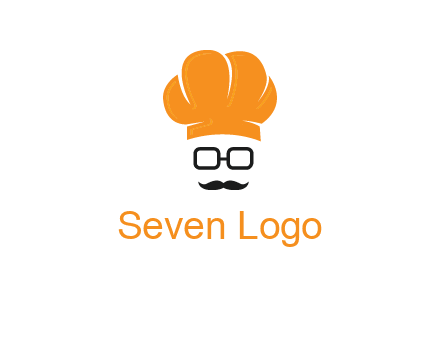 chef with goggles and mustache logo