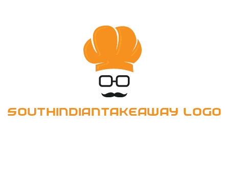 chef with goggles and mustache logo