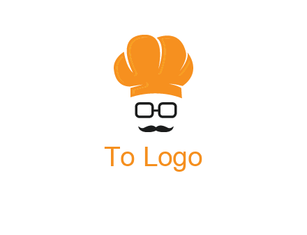 chef with goggles and mustache logo