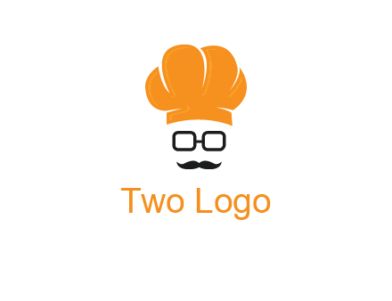 chef with goggles and mustache logo
