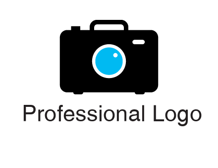 camera iris in a briefcase photography logo