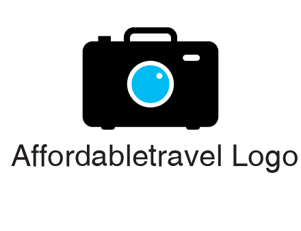 camera iris in a briefcase photography logo