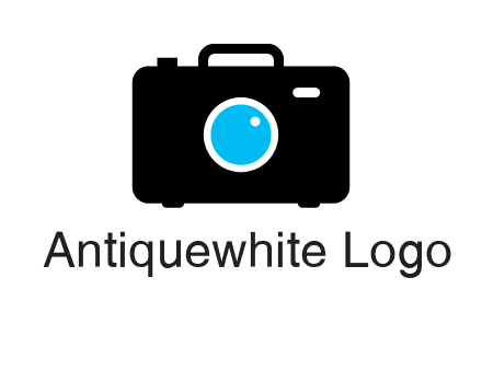 camera iris in a briefcase photography logo