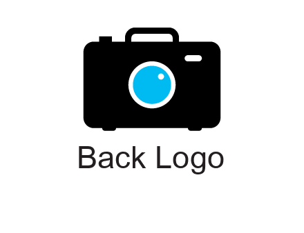 camera iris in a briefcase photography logo