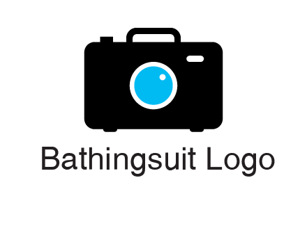 camera iris in a briefcase photography logo