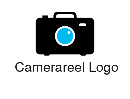 camera iris in a briefcase photography logo
