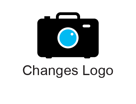 camera iris in a briefcase photography logo