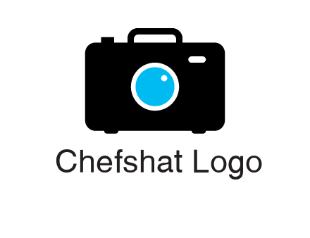 camera iris in a briefcase photography logo