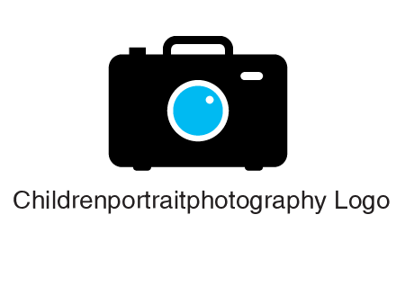 camera iris in a briefcase photography logo