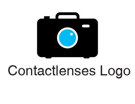 camera iris in a briefcase photography logo