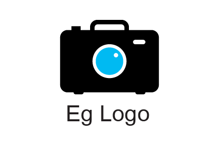 camera iris in a briefcase photography logo