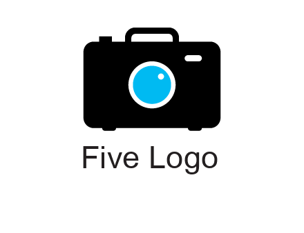 camera iris in a briefcase photography logo