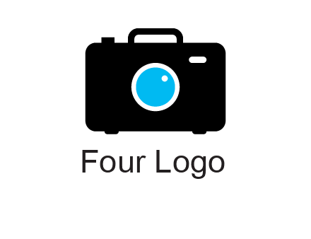camera iris in a briefcase photography logo