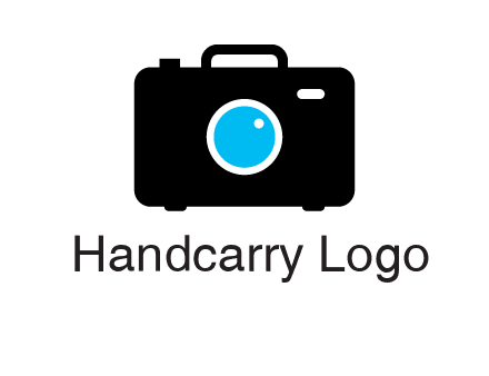 camera iris in a briefcase photography logo