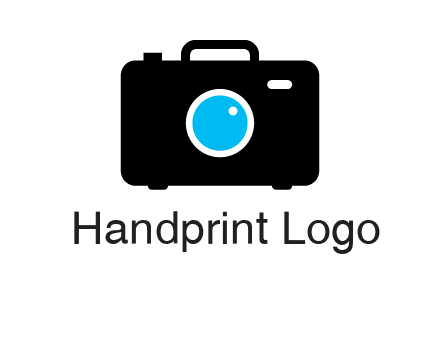 camera iris in a briefcase photography logo