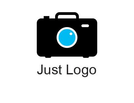camera iris in a briefcase photography logo