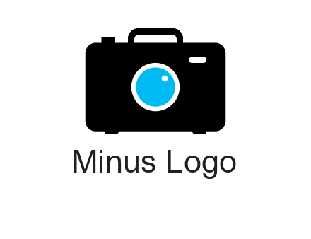 camera iris in a briefcase photography logo