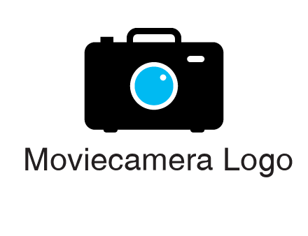 camera iris in a briefcase photography logo