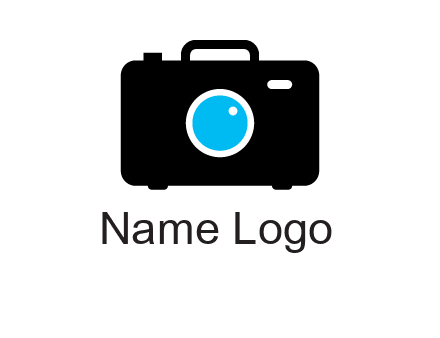 camera iris in a briefcase photography logo