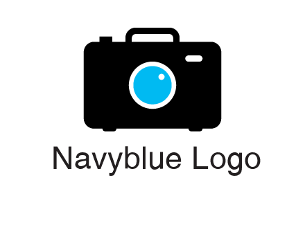 camera iris in a briefcase photography logo