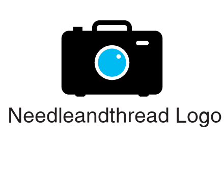 camera iris in a briefcase photography logo
