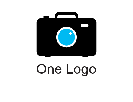 camera iris in a briefcase photography logo