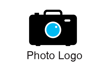 camera iris in a briefcase photography logo