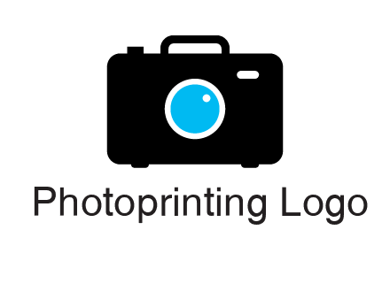 camera iris in a briefcase photography logo