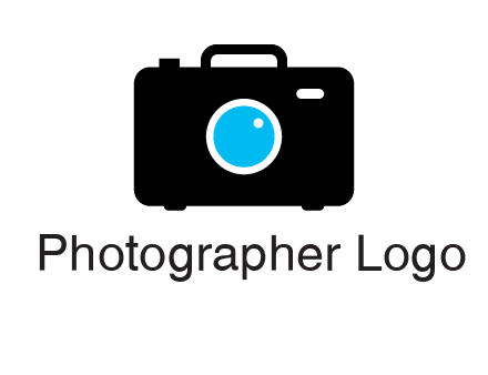 camera iris in a briefcase photography logo
