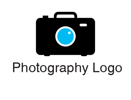 camera iris in a briefcase photography logo