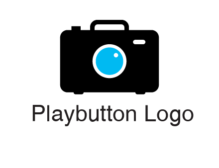 camera iris in a briefcase photography logo