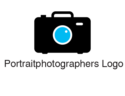 camera iris in a briefcase photography logo