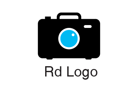 camera iris in a briefcase photography logo