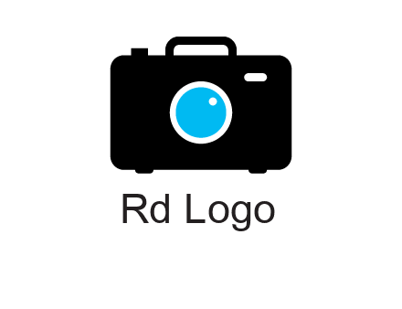 camera iris in a briefcase photography logo