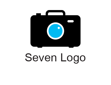 camera iris in a briefcase photography logo