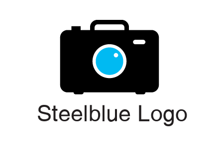 camera iris in a briefcase photography logo