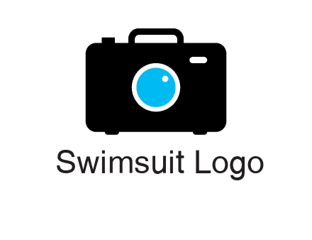 camera iris in a briefcase photography logo
