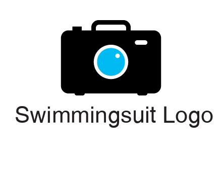 camera iris in a briefcase photography logo