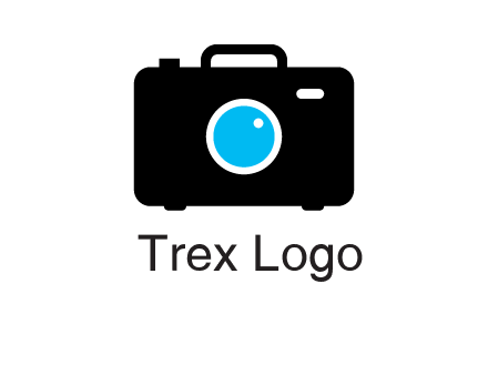 camera iris in a briefcase photography logo