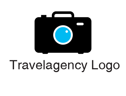 camera iris in a briefcase photography logo