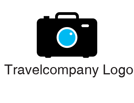 camera iris in a briefcase photography logo