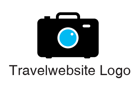 camera iris in a briefcase photography logo