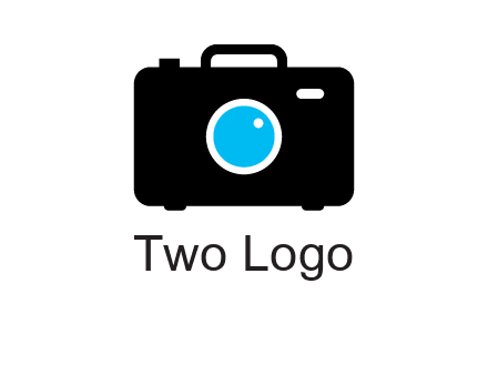 camera iris in a briefcase photography logo