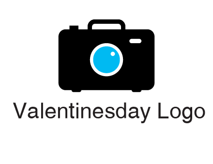 camera iris in a briefcase photography logo