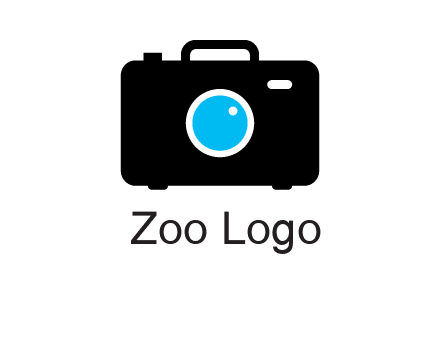 camera iris in a briefcase photography logo