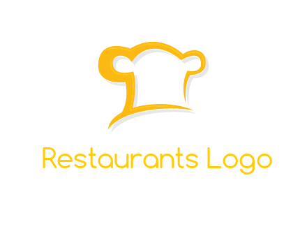 abstract chef cap logo