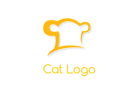 abstract chef cap logo
