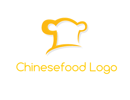 abstract chef cap logo