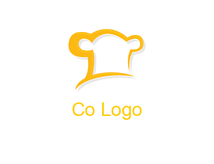 abstract chef cap logo