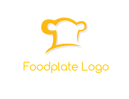 abstract chef cap logo